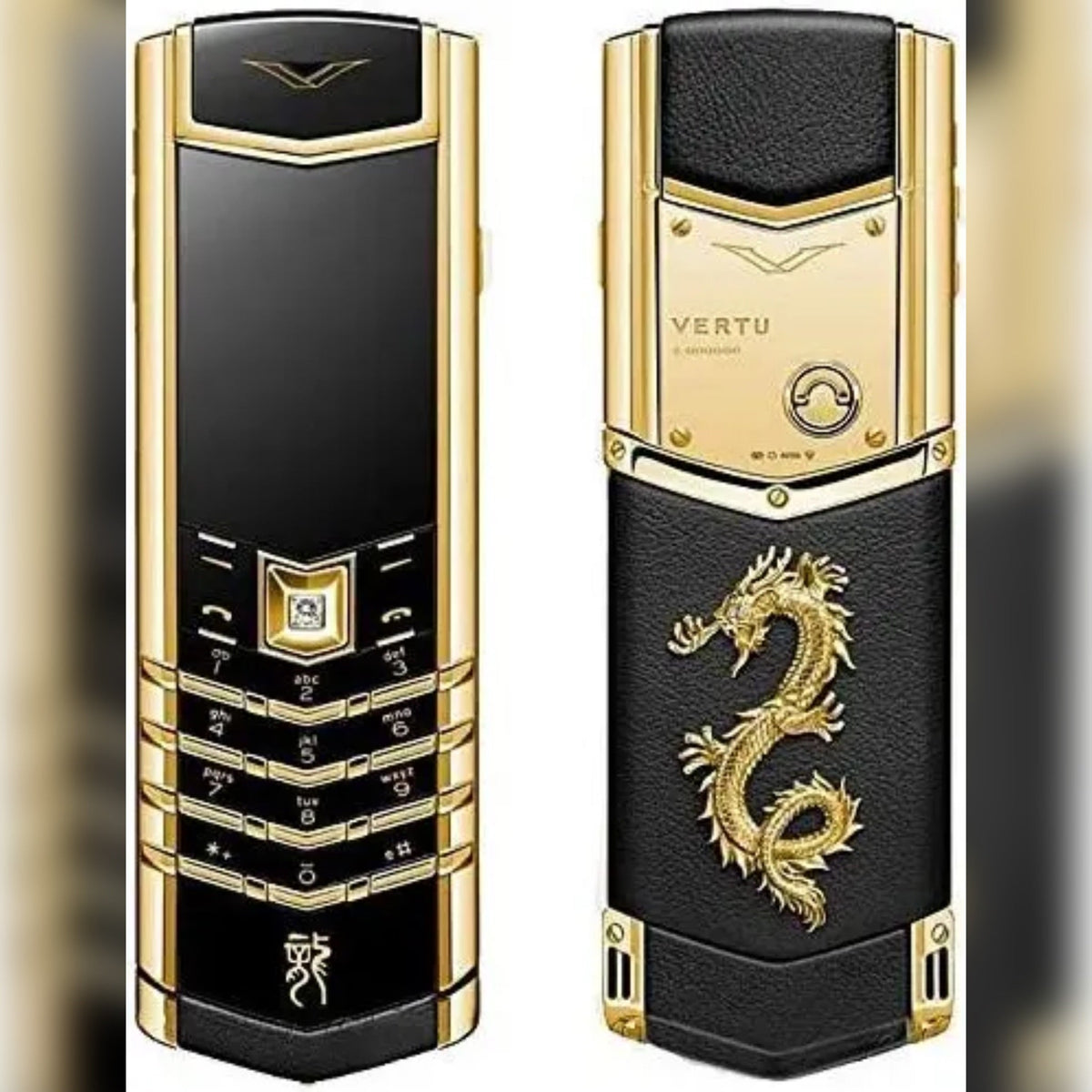 Pro Slider S Dragon Luxury Mobile Phone Ver-tu V888