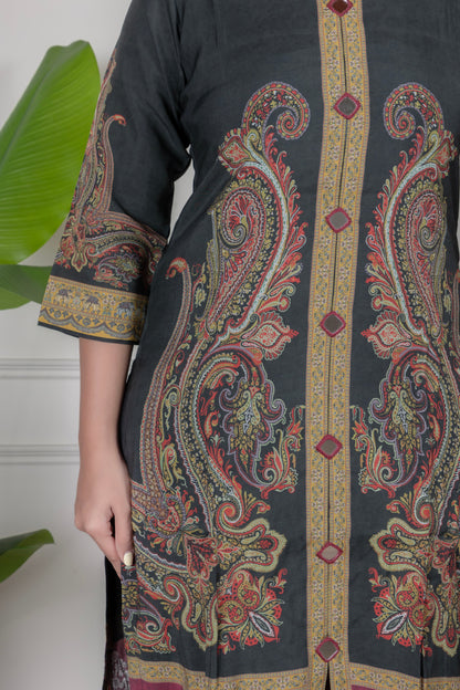 Grey Elephant Motif Set