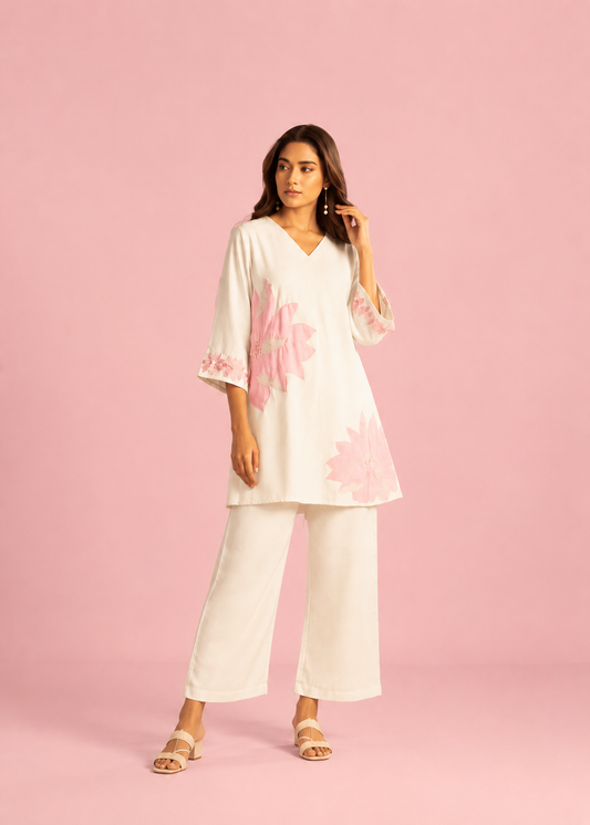 Lotus Bloom Cotton Co-ord Set