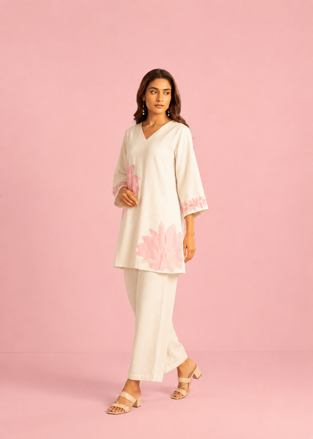 Lotus Bloom Cotton Co-ord Set
