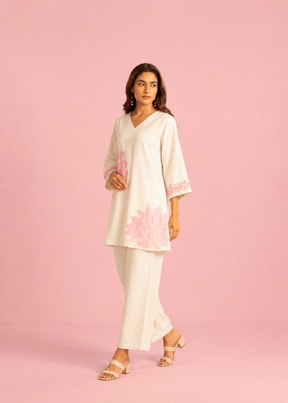 Lotus Bloom Cotton Co-ord Set