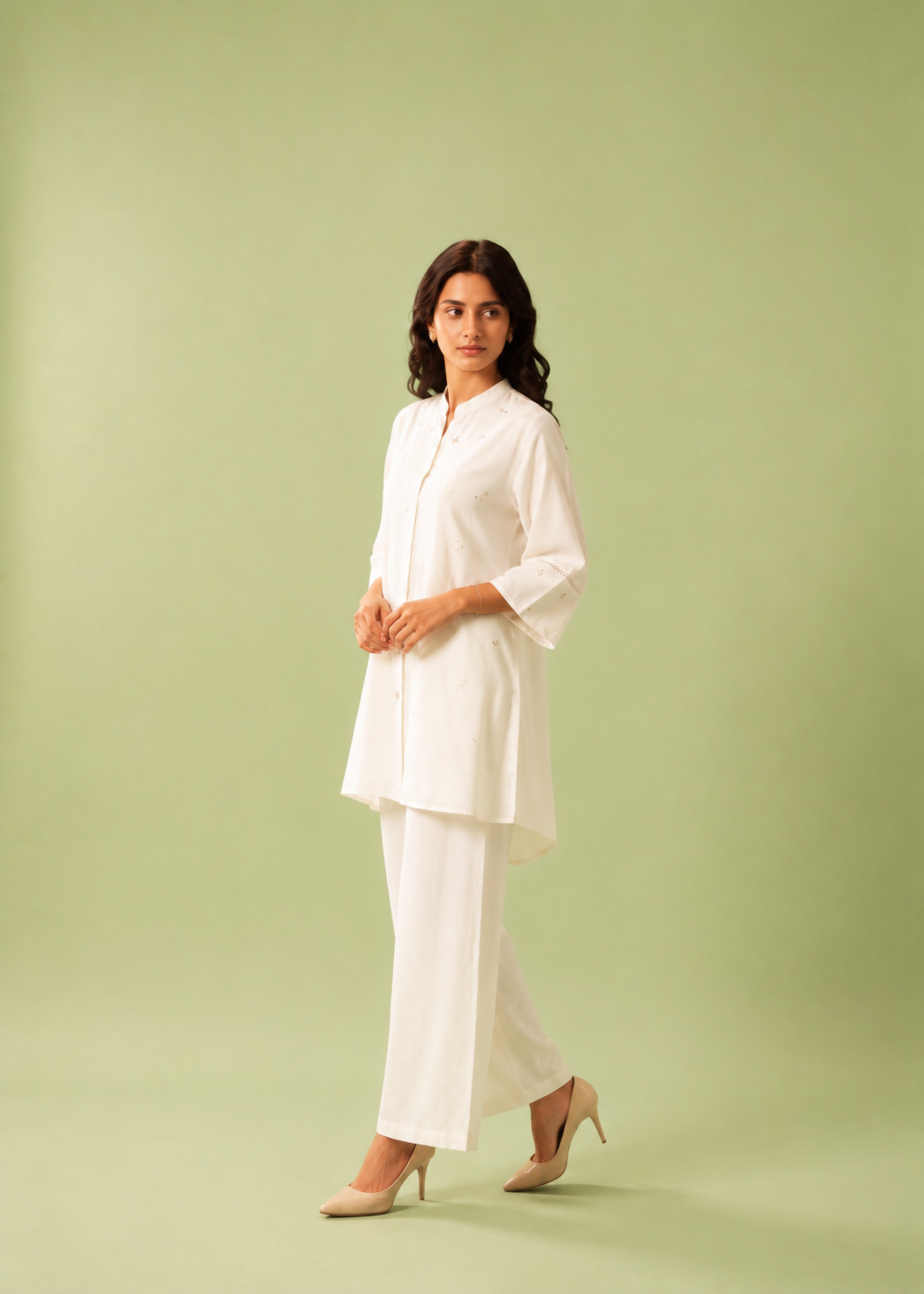 Ivory Mull Co-ord Set