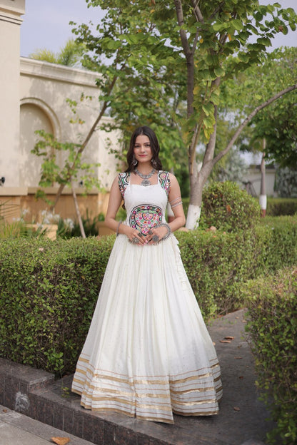 Navratri Special Reyon Gamthi Lehenga Choli Set | Tulip Designer